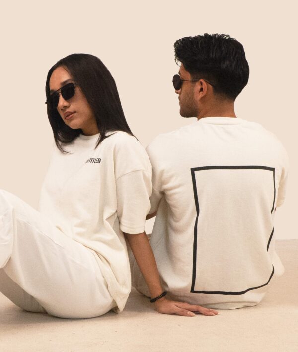 Untitled 01 | Off-White Drop Shoulders (Unisex)