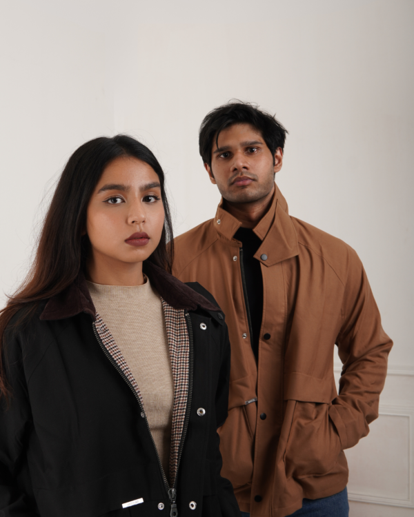 Untitled 02 | Caramel Utility Jacket (Unisex) - Image 3