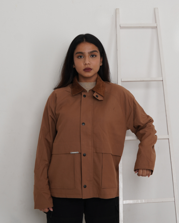 Untitled 02 | Caramel Utility Jacket (Unisex)